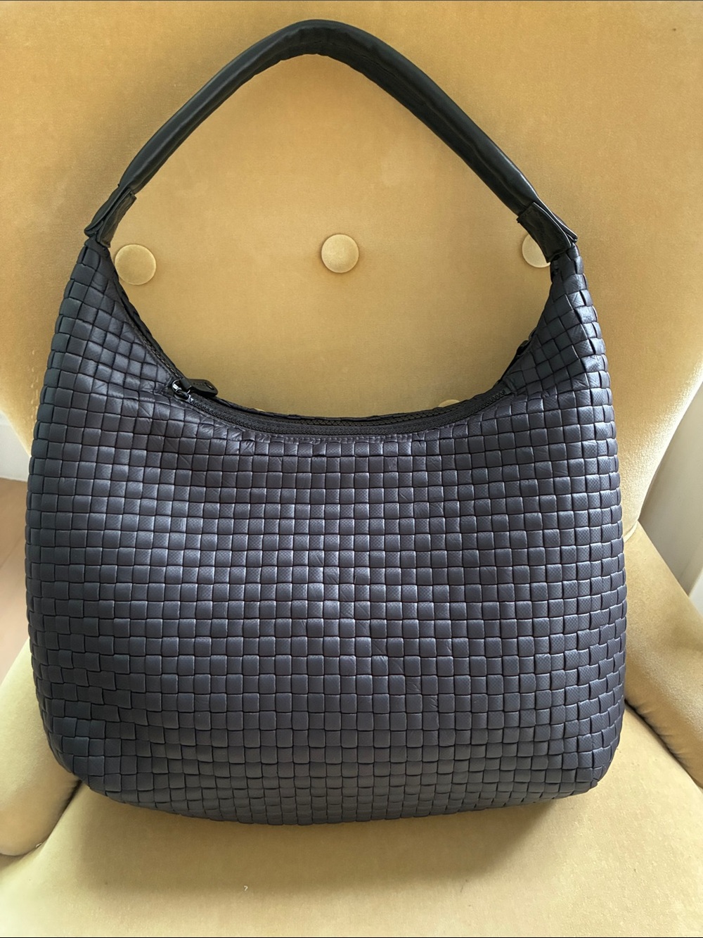 MZ WALLACE Black Large Woven Shoulder - Picture 3 of 11